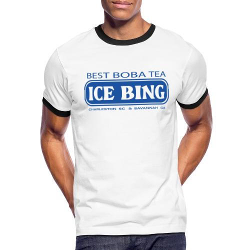 ICE BING LOGO 2 - Men's Ringer T-Shirt