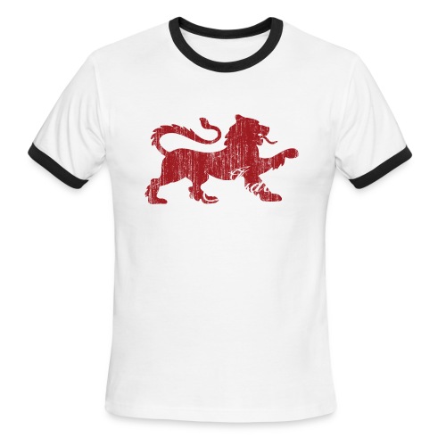 The Lion of Judah - Men's Ringer T-Shirt