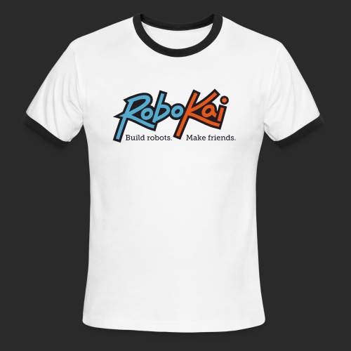 Robokai Logo Stacked - Men's Ringer T-Shirt
