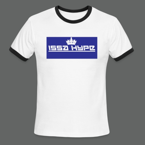 issahype_blue - Men's Ringer T-Shirt