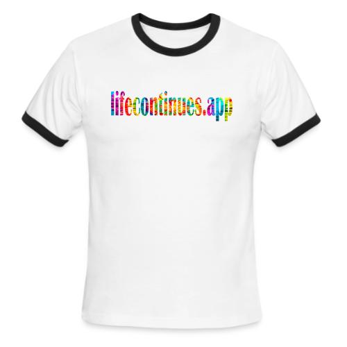 Life Continues Large Tie-dye 2 - Men's Ringer T-Shirt