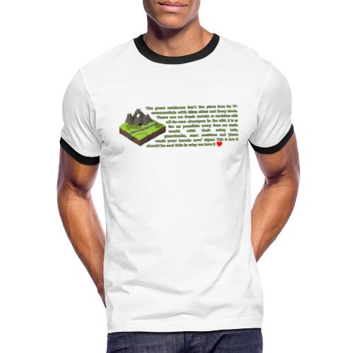 Loving Nature - Men's Ringer T-Shirt