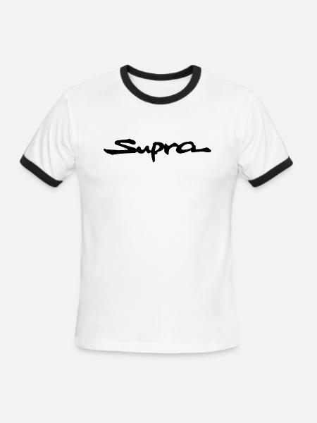 Toyota Supra - Men's Ringer T-Shirt - white/black