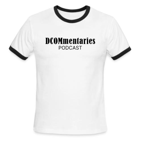 DCOMmentaries Podcast Logo - Men's Ringer T-Shirt