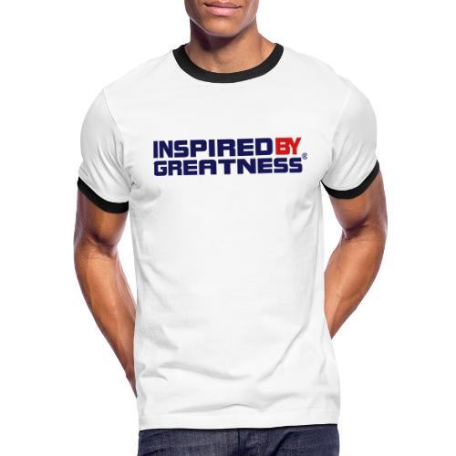 Inspired by Greatness® T2RT © All right’s reserved - Men's Ringer T-Shirt