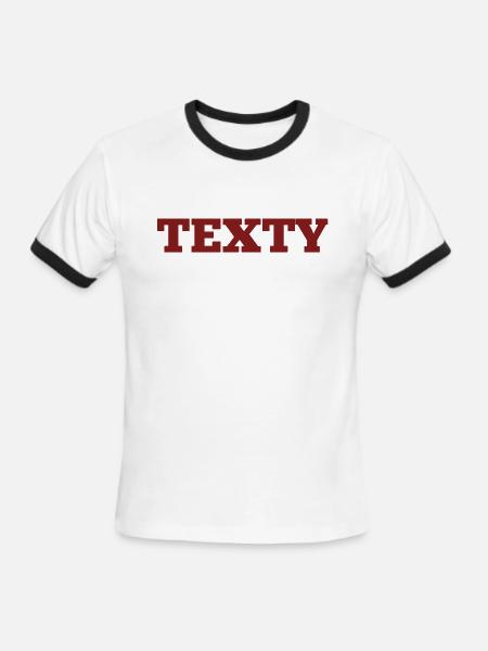Dancing - Men's Ringer T-Shirt - white/black