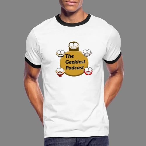 The Geekiest Podcast Logo - Men's Ringer T-Shirt