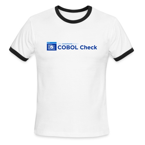 COBOL Check - Men's Ringer T-Shirt