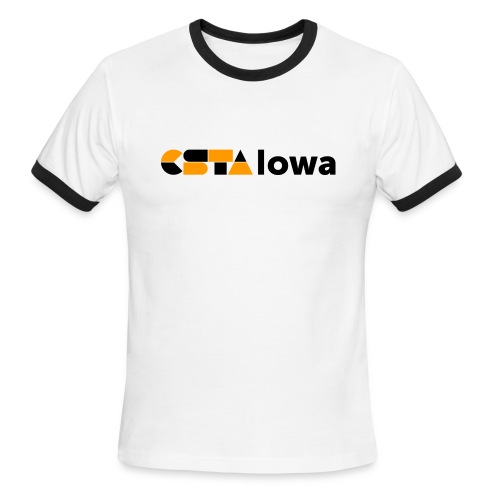 CSTA Iowa logo - Men's Ringer T-Shirt