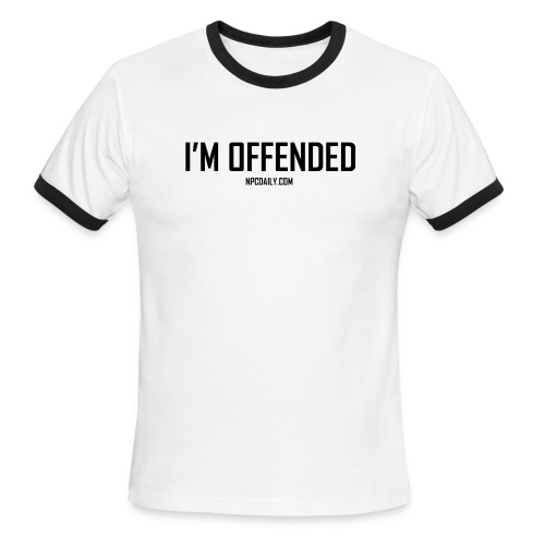 I m Offended but in Dark - Men's Ringer T-Shirt