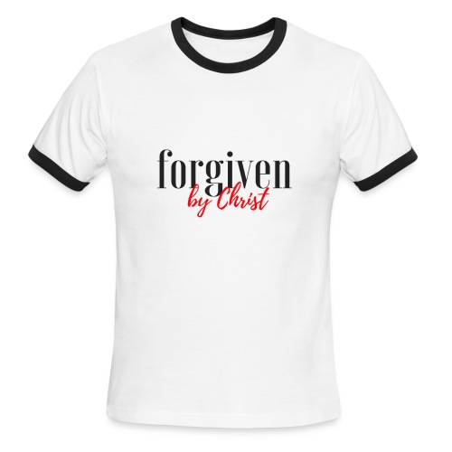 forgiven by christ - Men's Ringer T-Shirt