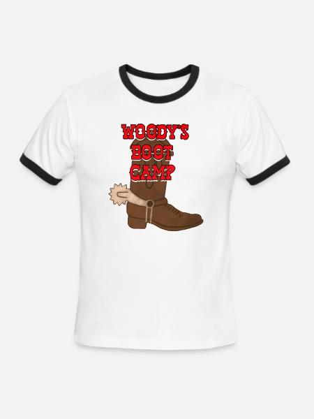Boot Camp - Men's Ringer T-Shirt - white/black