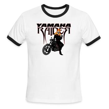 Raiders Never Die - Men's Ringer T-Shirt - white/black - Front - Jackson (183cm)