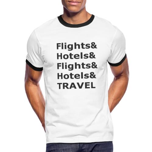 & Travel - Dark Lettering - Men's Ringer T-Shirt