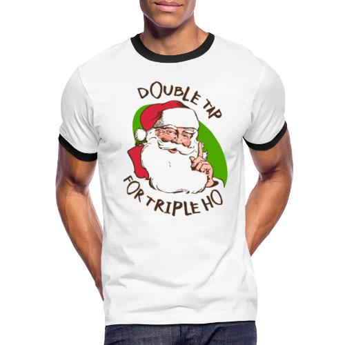 christmas santa claus - Men's Ringer T-Shirt