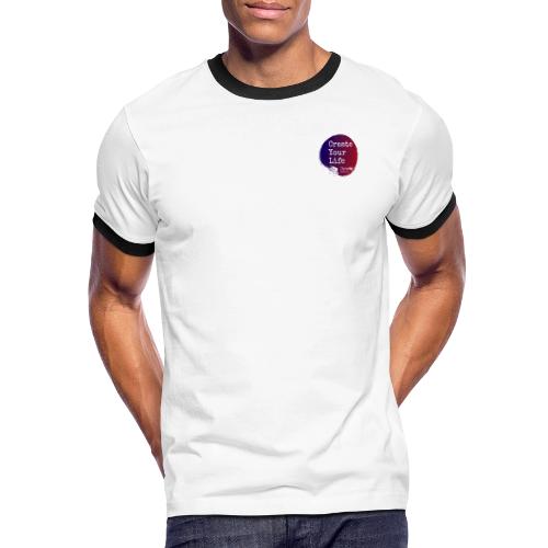Create Your Life Sticker - Men's Ringer T-Shirt