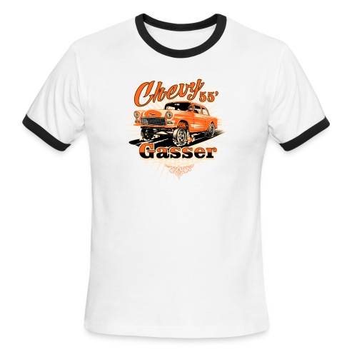 Head’s Up '55 Chevy Gasser T-Shirt - Men's Ringer T-Shirt