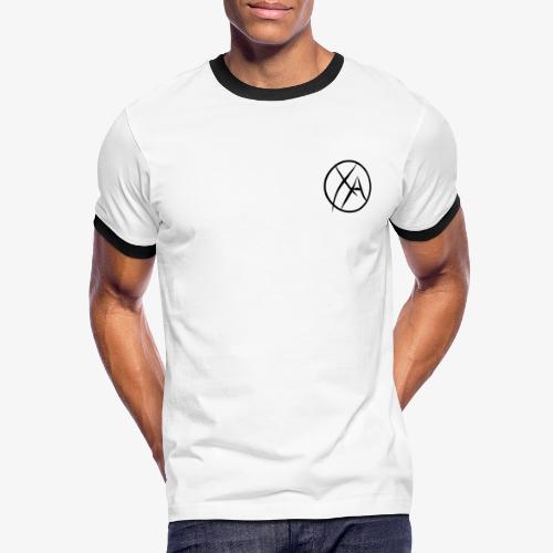 Black XA Logo - Men's Ringer T-Shirt