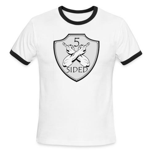 5 sided x 3 - Men's Ringer T-Shirt
