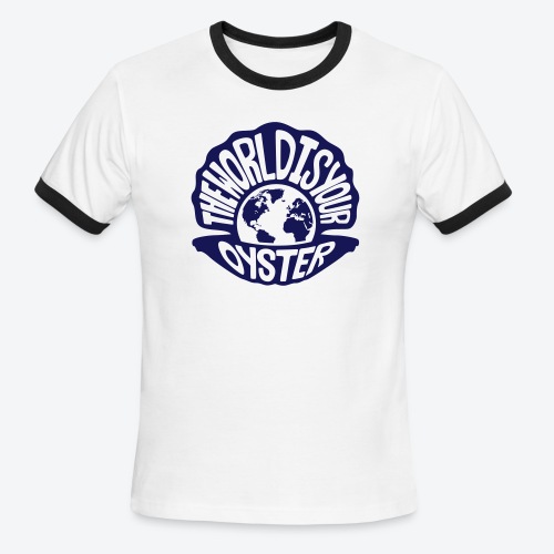 The World Is Your Oyster - Dark - Men's Ringer T-Shirt