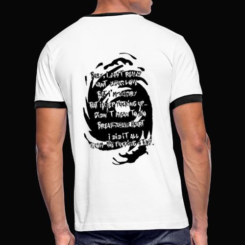 𝓘 𝓦𝓪𝓷𝓽 𝔂𝓸𝓾𝓻 𝓛𝓸𝓿𝓮 - 𝐵𝓁𝒶𝒸𝓀 - Men's Ringer T-Shirt
