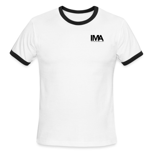 Copy of School of Image Arts Logos Black png - Men's Ringer T-Shirt
