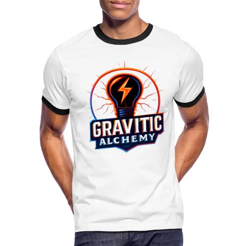 Gravitic Alchemy Logo - Men's Ringer T-Shirt