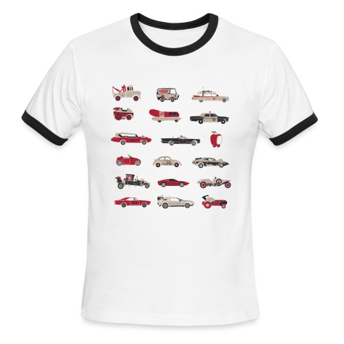 Cool Cars From the Ages - Men's Ringer T-Shirt