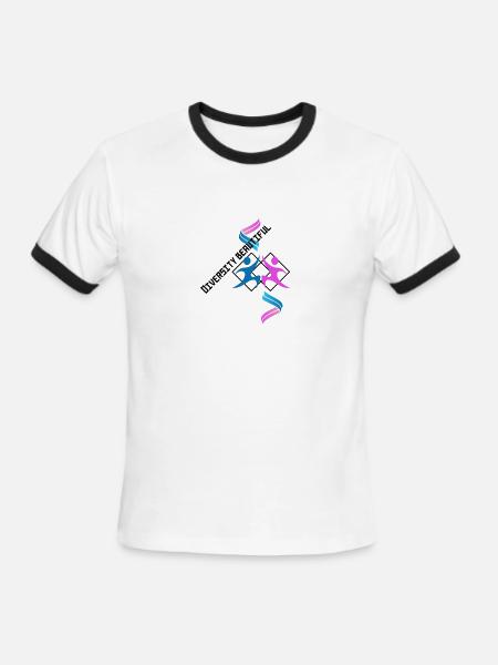 Diversity is beautiful - Men's Ringer T-Shirt - white/black