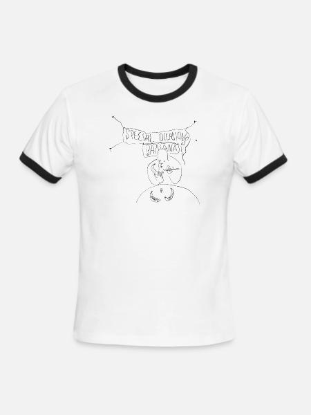 New Business Idea cute - Men's Ringer T-Shirt - white/black