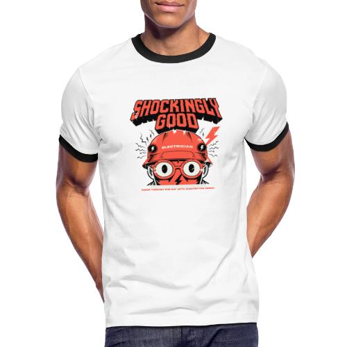Funny Shockingly Good Electrician - Men's Ringer T-Shirt