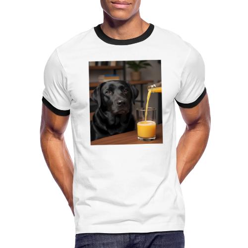 Golden Retriever Chill Juice Vibes - Men's Ringer T-Shirt