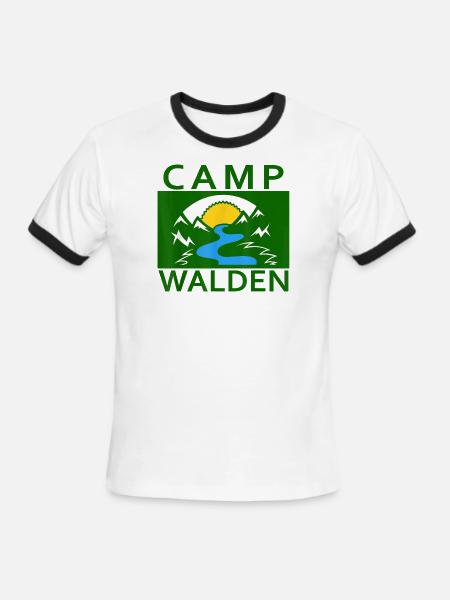 Camp Walden Shirt An Adventure A Summer T-Shirt - Men's Ringer T-Shirt - white/black