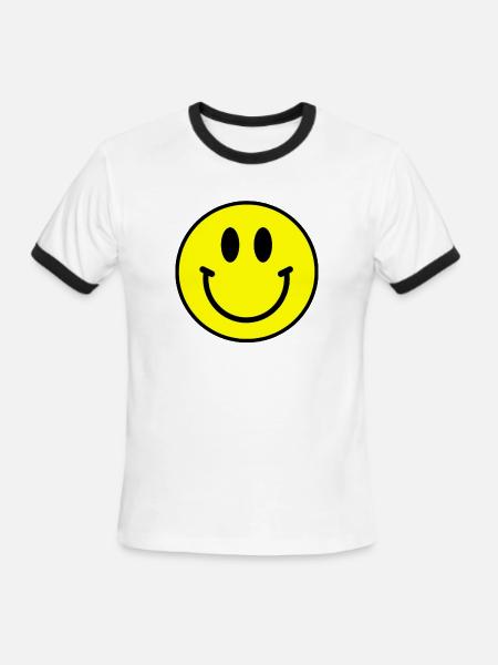 Gou Original - Men's Ringer T-Shirt - white/black