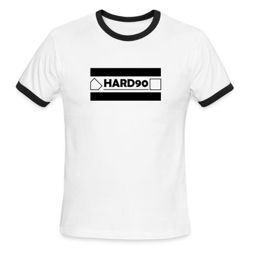 Hard 90 Logo - Men's Ringer T-Shirt