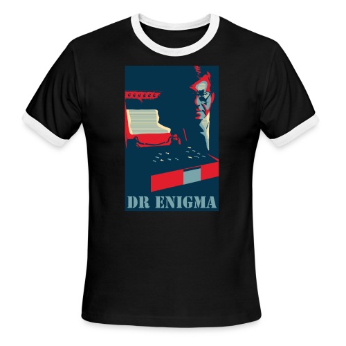 Dr Enigma+Enigma Machine - Men's Ringer T-Shirt