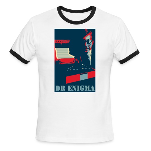 Dr Enigma+Enigma Machine - Men's Ringer T-Shirt