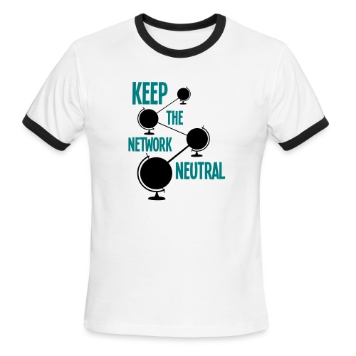 Keep the Network Neutral - Men's Ringer T-Shirt