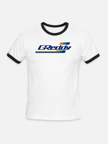 GReddy Turbo Systems - Men's Ringer T-Shirt - white/black