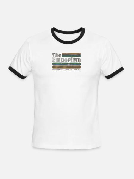 The Emporium (Dazed and Confused) - Men's Ringer T-Shirt - white/black