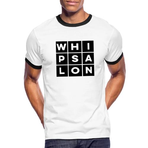 WHI PSA LON block black - Men's Ringer T-Shirt