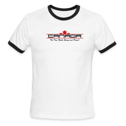 True North Strong and Proud - Men's Ringer T-Shirt