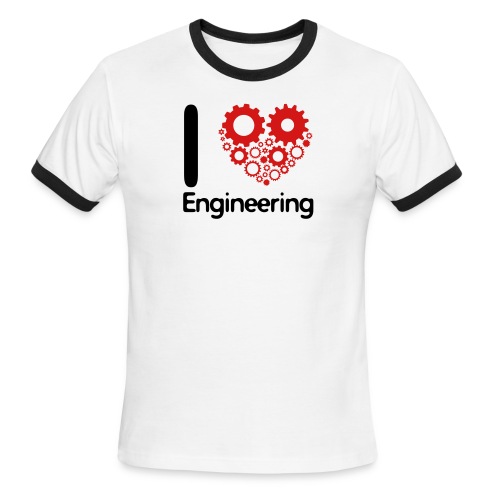 I Love Engineering - Men's Ringer T-Shirt
