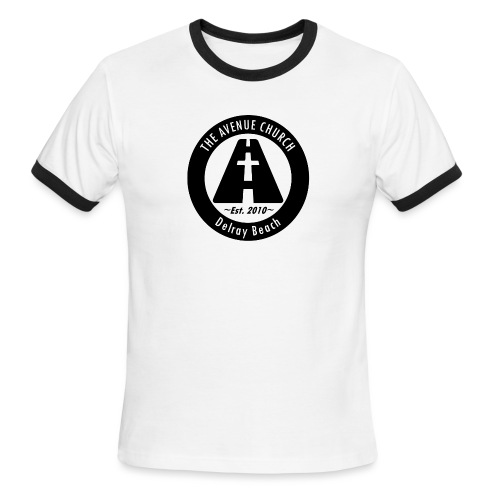 Avenue Church Seal, Black - Men's Ringer T-Shirt