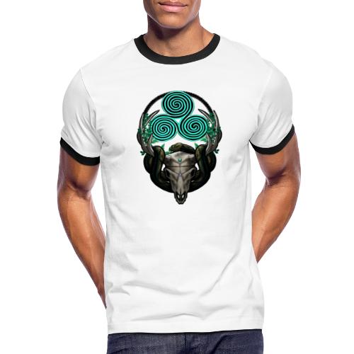 The Antlered Crown (No Text) - Men's Ringer T-Shirt