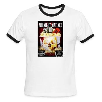 MMP Poster - Men's Ringer T-Shirt - white/black - Front - Jackson (183cm)