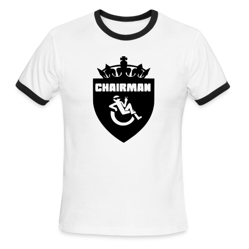 Chairman design for male wheelchair users - Men's Ringer T-Shirt