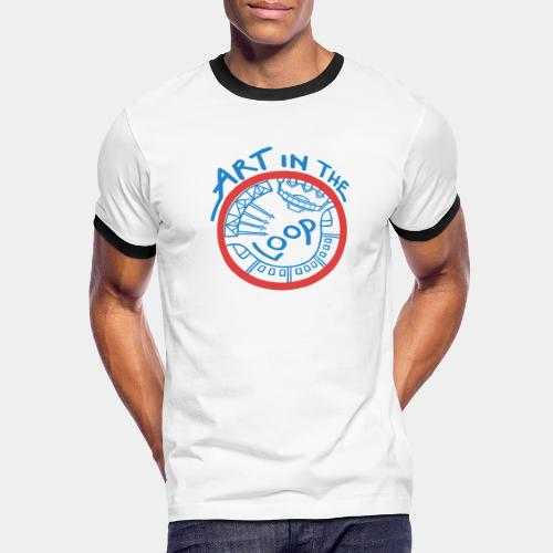 Art in the Loop Complete Logo - Men's Ringer T-Shirt