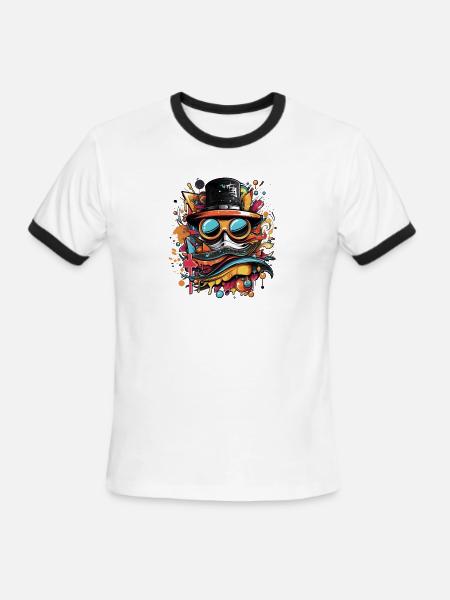 Sneaker Swag - Men's Ringer T-Shirt - white/black