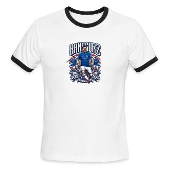 Ranger suarez - Men's Ringer T-Shirt - white/black - Front - Jackson (183cm)